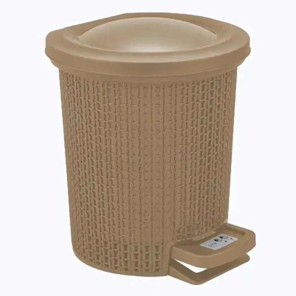 Контейнер для мусора с педалью Soul 6 л кофейный