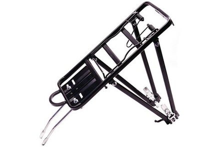 Багажник HX-Y65 26"-29" , алюминий, с прижимом, черный