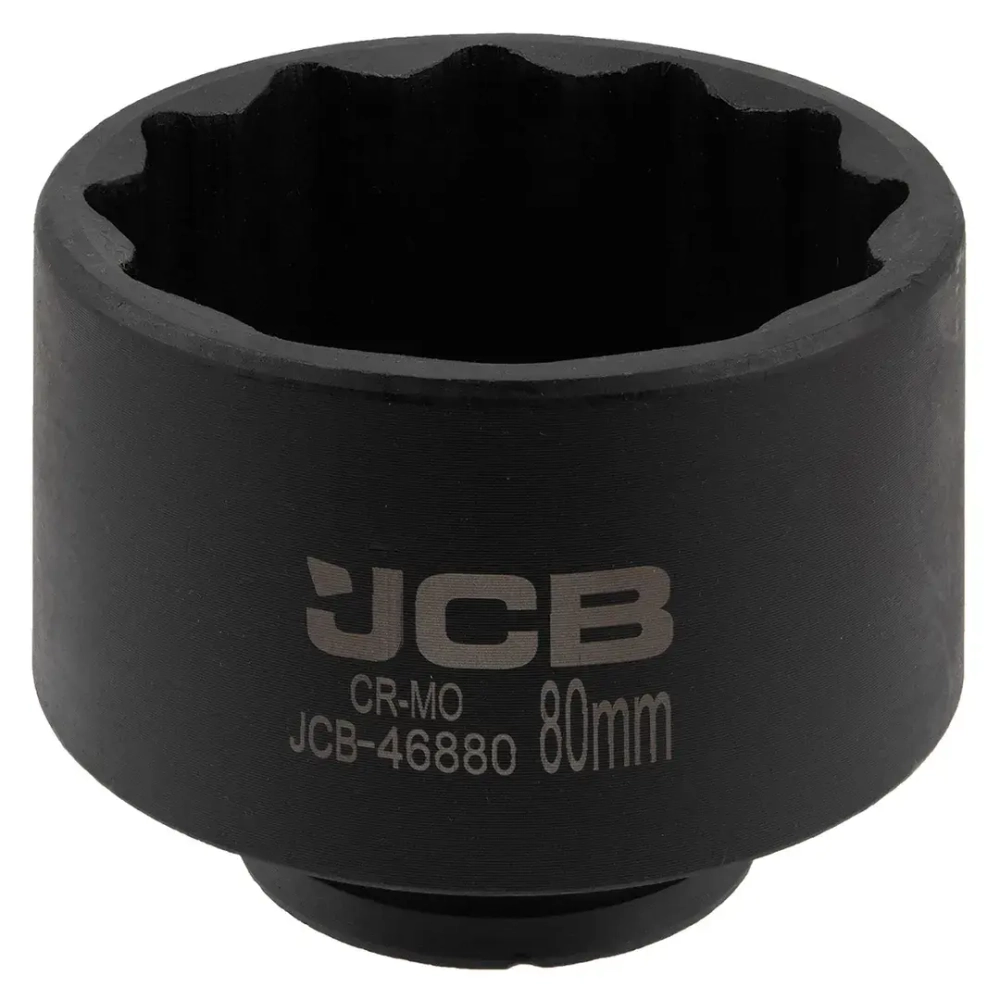 Головка ударная 3/4'', 80мм (12гр.) JCB JCB-46880