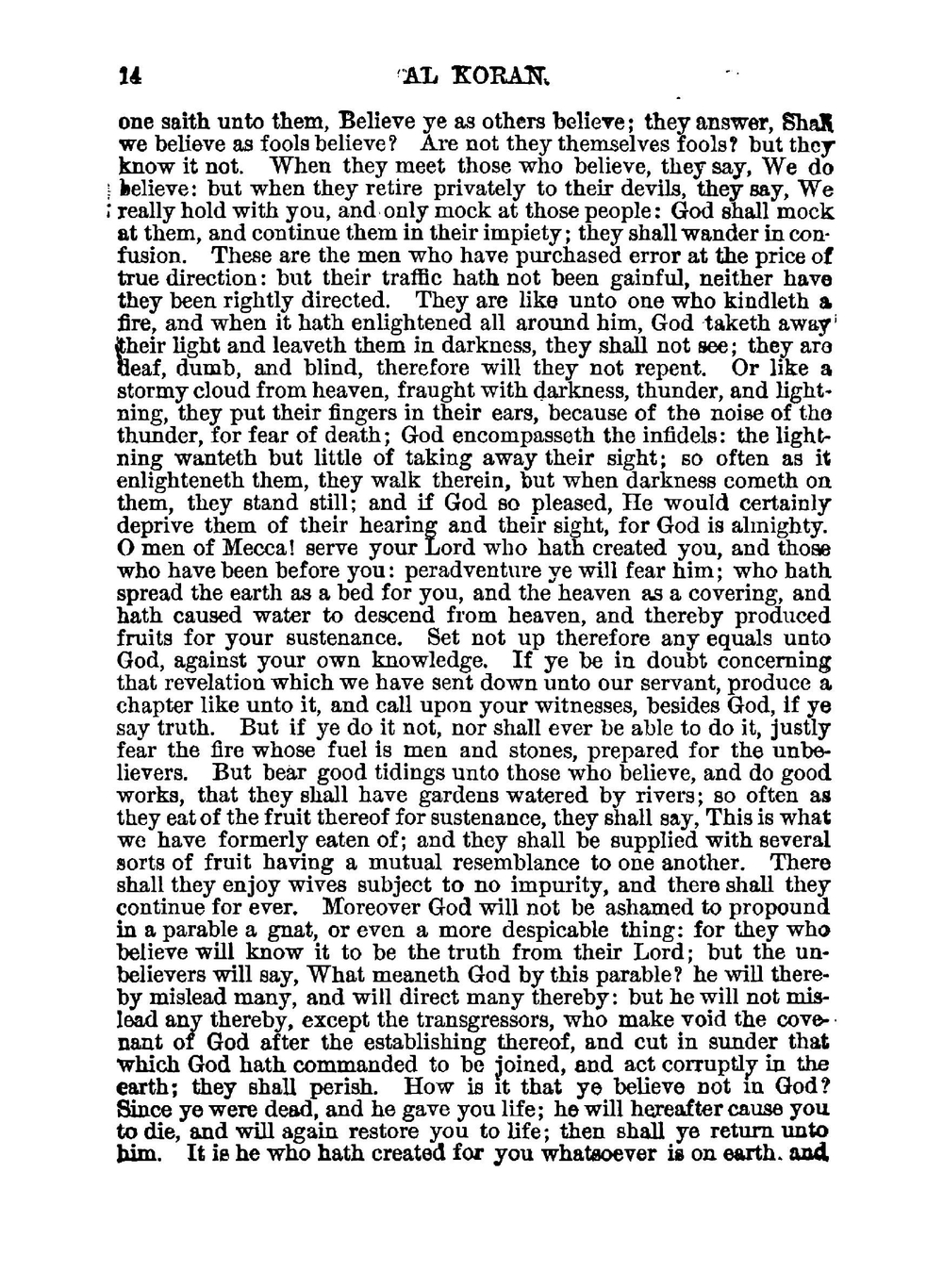 The Koran, commonly called the Alkoran of Mohammed | George Sale