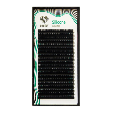 Черные ресницы Lovely 20 линий (D 0.10 15мм)