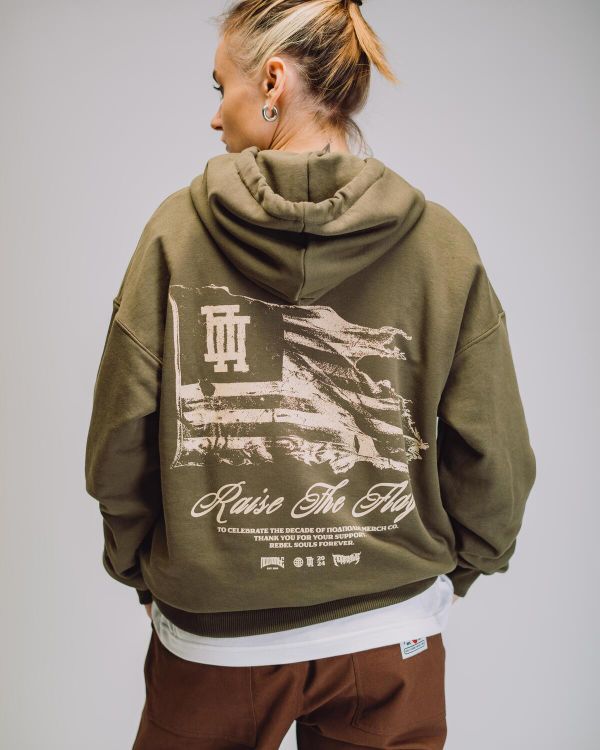 Худи Flag хаки - фото 12