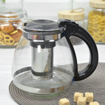 Чайник заварочный 1,5л черный 430-1500