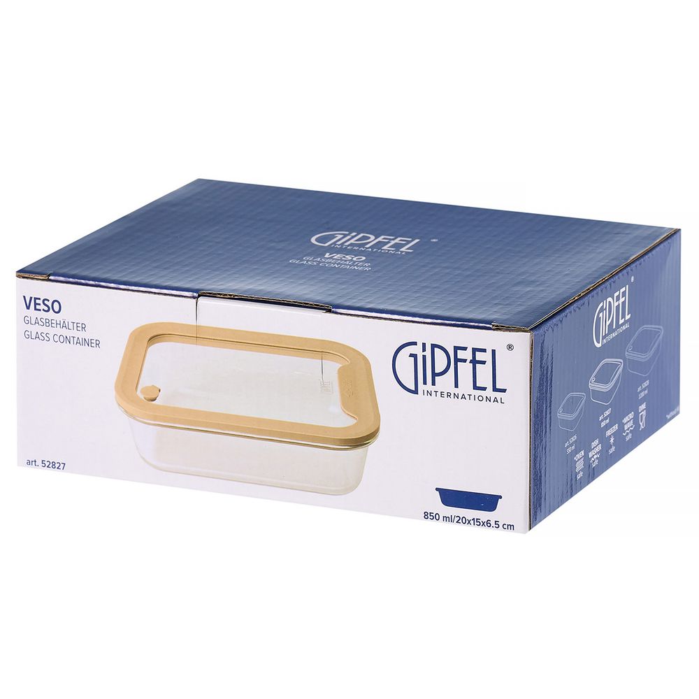 Контейнер стеклянный Gipfel Veso 52827 850 мл