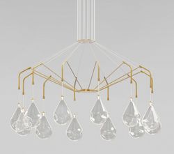 Подвесная люстра Eurosvet  201002/12 латунь Smart