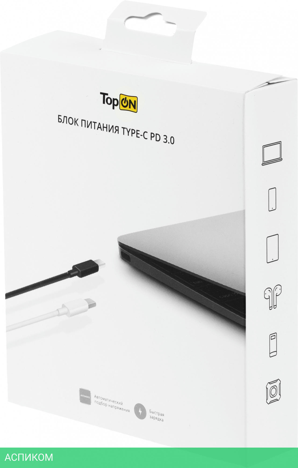 Адаптер питания для ноутбука TopON TOP-UC100 (103301)
