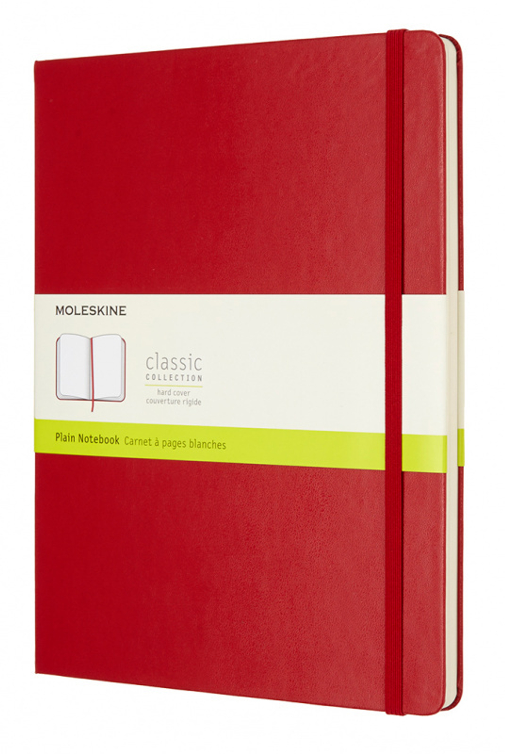 Блокнот Moleskine Classic (QP092F2) XLarge 190х250мм 192стр. нелинованный твердая обложка красный