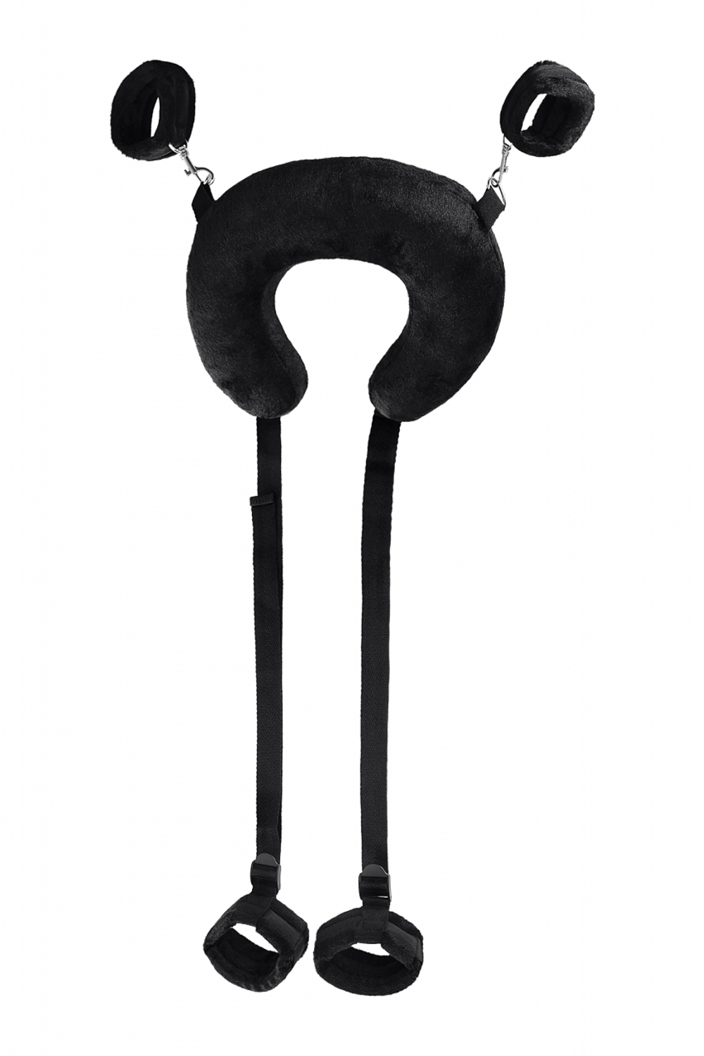 Стропа фиксирующая с подушкой черная 90 см