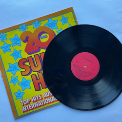 Винтажная виниловая пластинка LP Сборник Эстрады 20 Vocal Super Hits (Germany 1977)