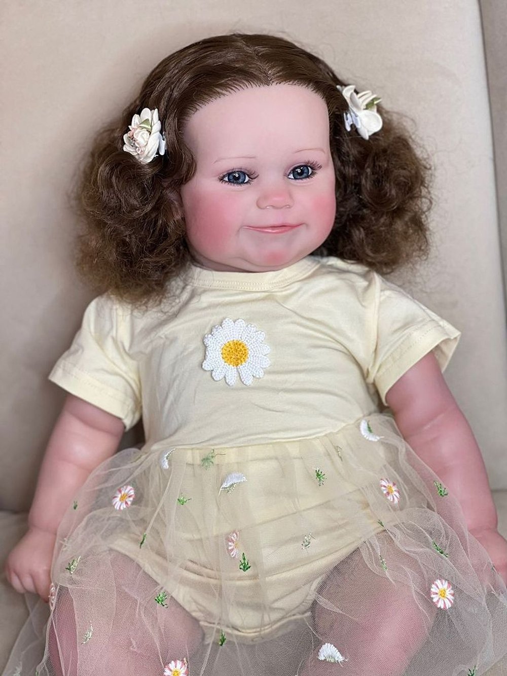 Кукла Реборн мягконабивная 60см в пакете (FA-579)