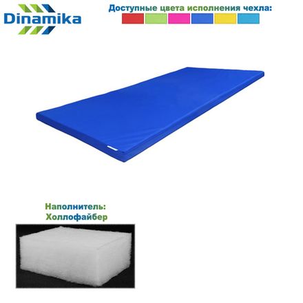 Мат гимнастический 2000х1000х50 оксфорд (холлослеп/холлофайбер)