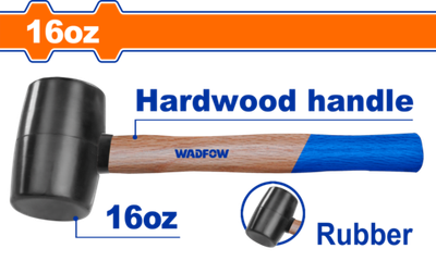 Киянка резиновая 450 гр (6/24) WADFOW WMB7302