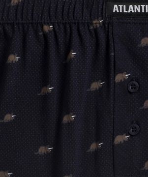 Трусы (2 шт) мужские семейные Atlantic 2MBX-049, темно-синий + голубой