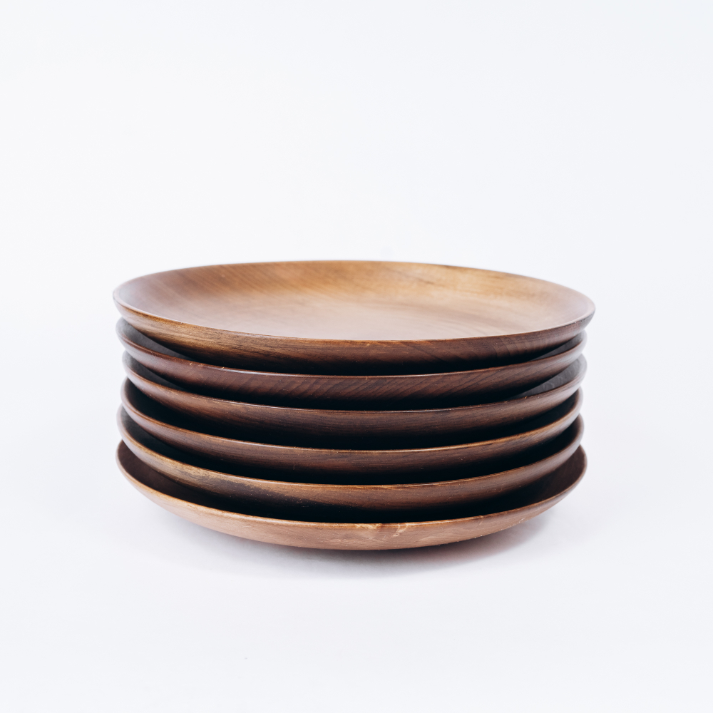 Набор деревянных тарелок Art of Siberia из кедра TN48