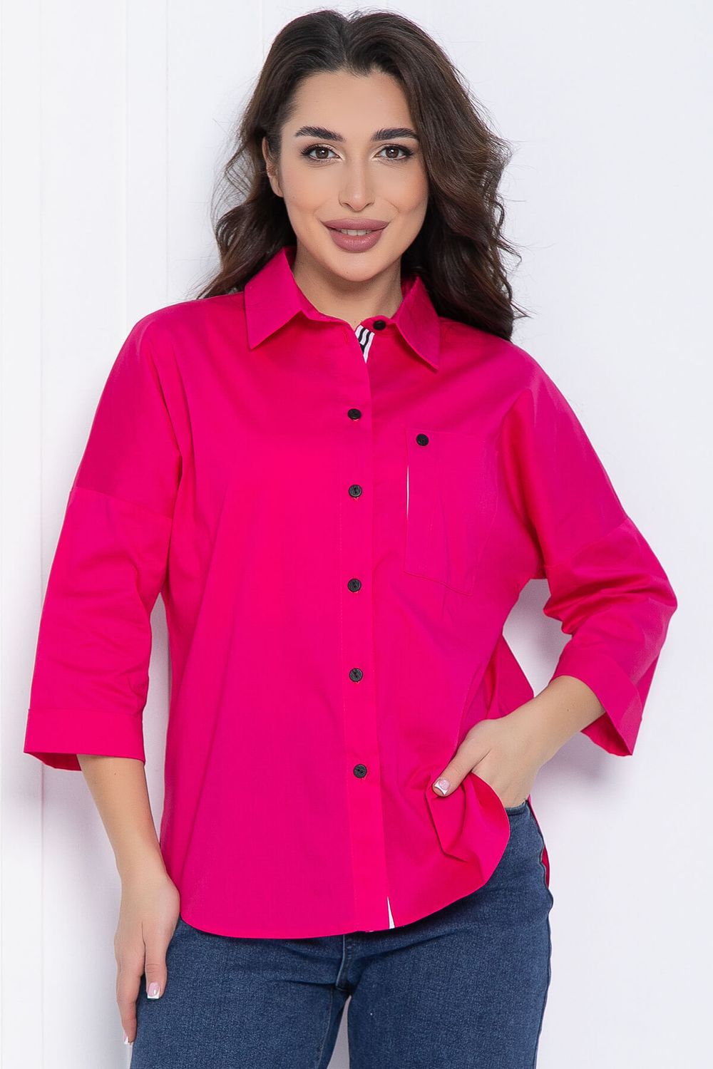 Блуза Феличе (фуксия) Б12526-29 LT Collection