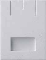 Вкладыш 08/наклонный/для серег/подвески/2 прорези/окошко для бирки/прорезь для нитки