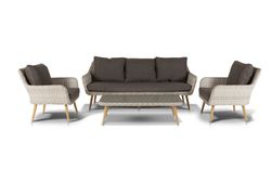 "Прованс" лаунж-зона плетеная из искусственного ротанга, цвет бежевый