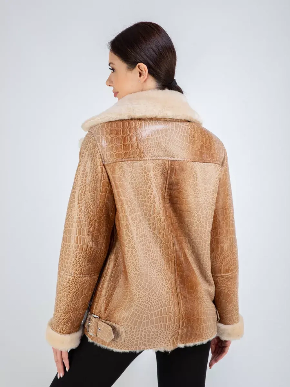 Дубленка авиатор натуральная Турция