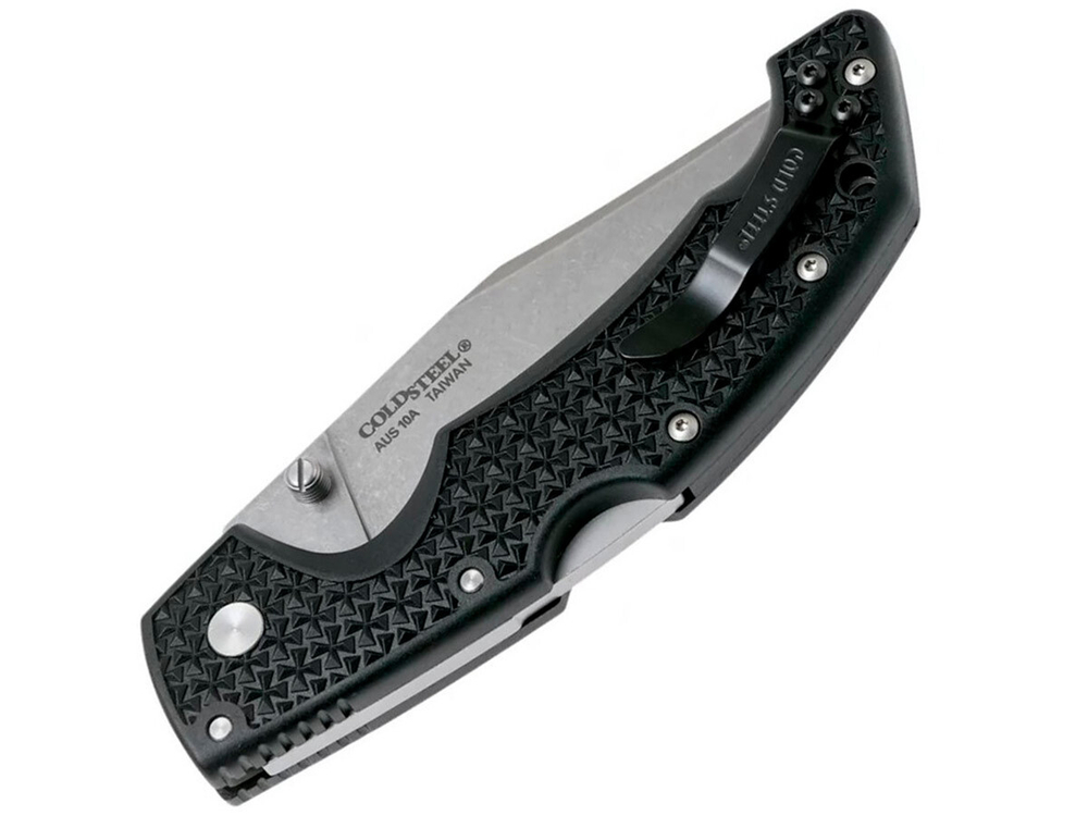 Нож складной Cold Steel Voyager Clip Large Plain, сталь AUS10A, рукоять Griv-Ex