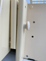 Кровать детская "Julia 11" автостенка, универсальный маятник (слоновая кость)