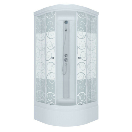 Душевая кабина Узоры 100*100 В (ДН4)