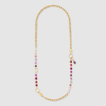 Колье Coeur de Lion Purple-Red 4712/10-0803