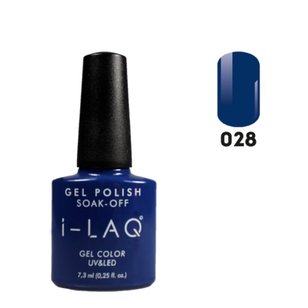 Гель лак для ногтей I-laq  028, 7,3 мл.