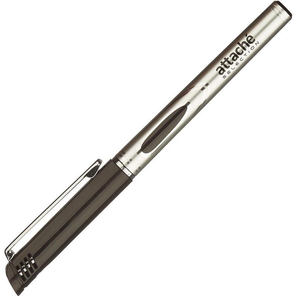 Ручка гелевая Attache Selection "Glide Megaoffice", чёрная, 0,3мм.