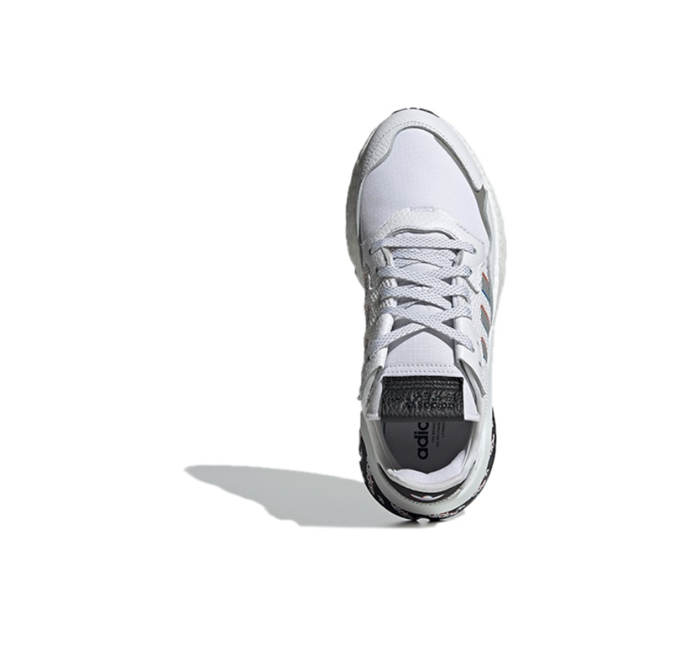 Мужские кроссовки Adidas Originals Nite Jogger 'White Black Silver' H01719