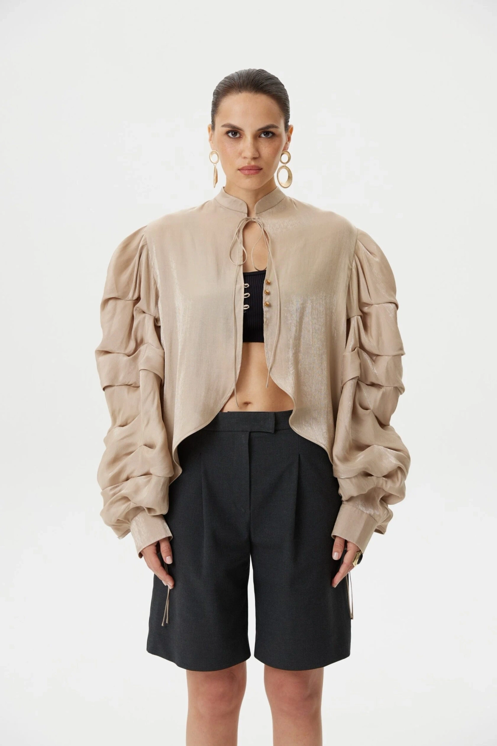 Блуза Облако, Бежевая