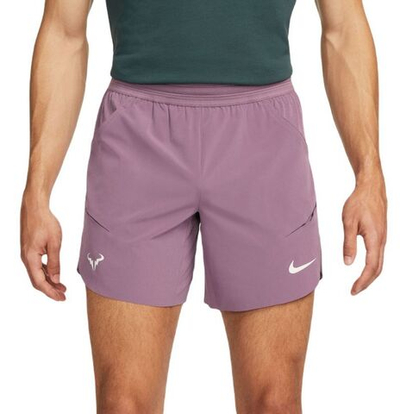 Мужские теннисные шорты Nike Dri-Fit Rafa Short - violet dust/green glow/white