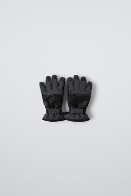 ZARA ПРОТИВОСКОЛЬЗЯЩИЕ ПЕРЧАТКИ - SKI COLLECTION, ЧЕРНЫЙ