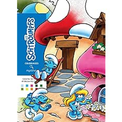 Hachette раскраска по номерам Coloriages au numéro -Раскраски-Schtroumpfs Tome 2