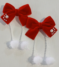 Бант 0050-25-2 Красный