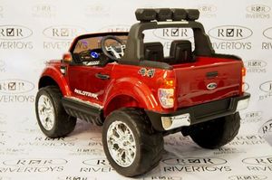 Детский электромобиль River Toys NEW FORD RANGER 4WD красный