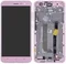 Дисплей для Asus ZE552KL в сборе с тачскрином на рамке (Pink)