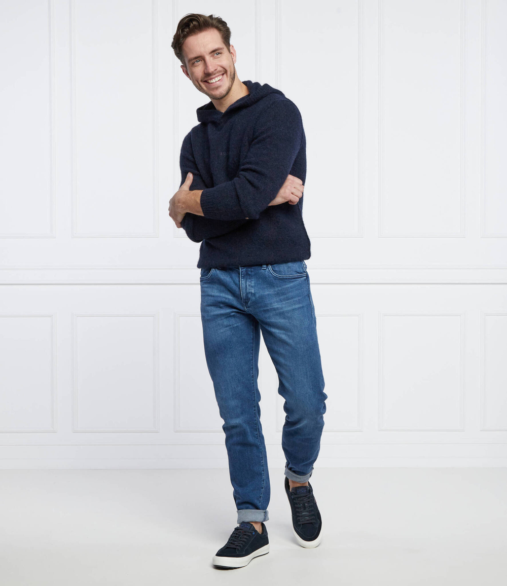 хлопковая тощая karletto BOSS ORANGE - темно-синий(50456040)