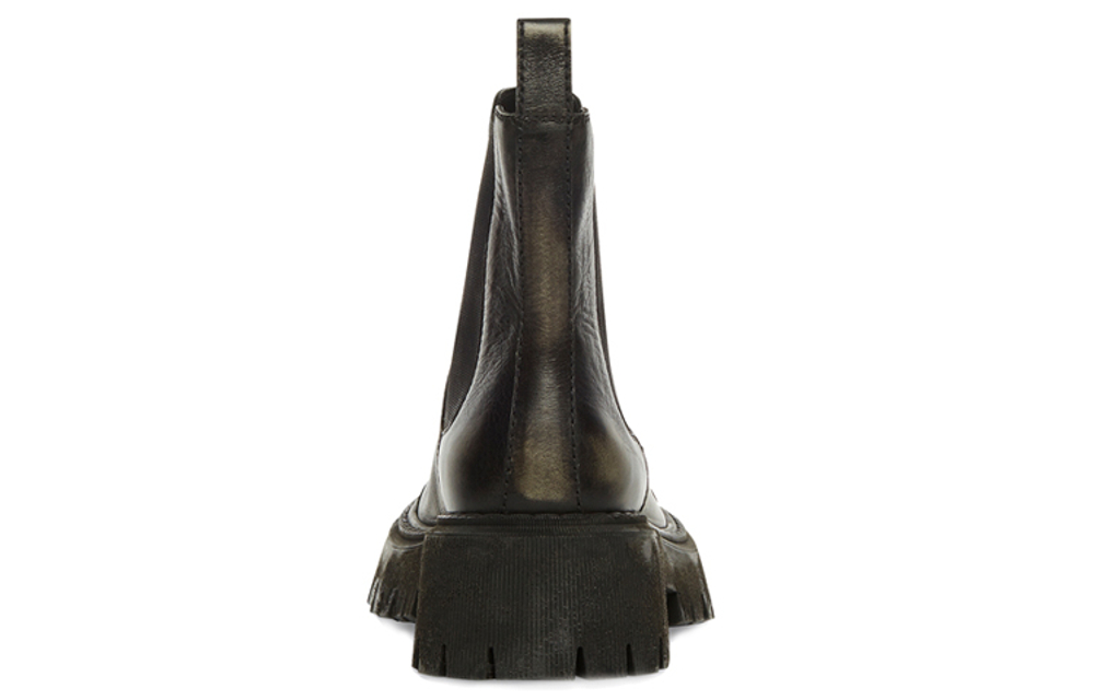 Balenciaga Tractor Short Chelsea Boots Women"s Black