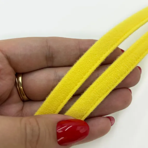 Ворсовая тесьма под каркасы желтая, Arta-F