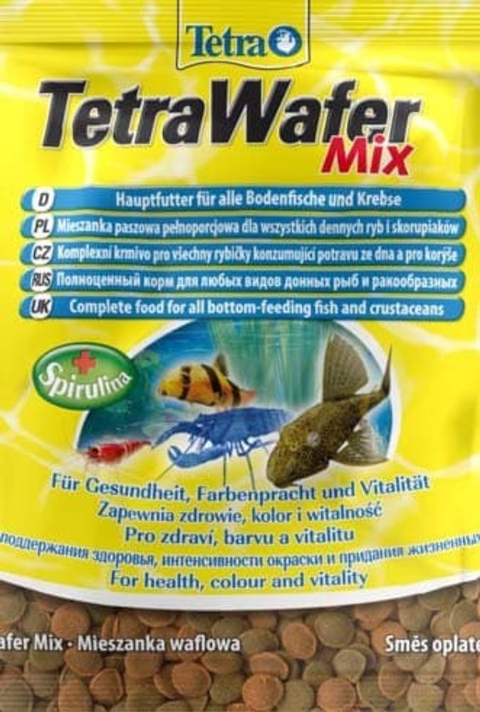 TetraWaferMix корм-чипсы для всех донных рыб 15 г (sachet)