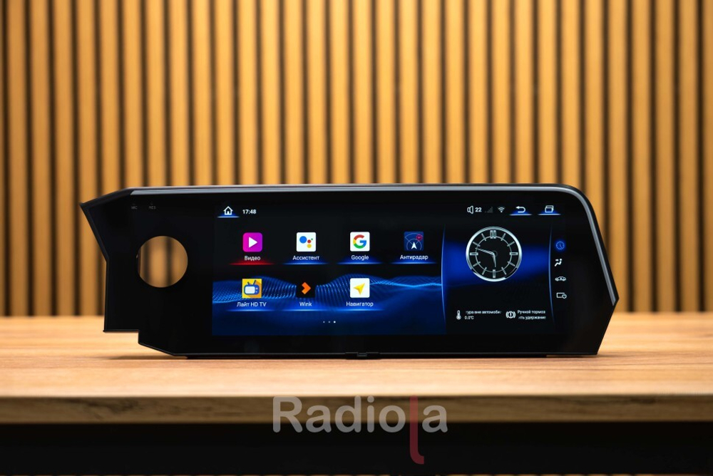Магнитола для Lexus ES 2018-2021 (тачпад) - Radiola RDL-LEX-ES18 монитор 12.3" на Android 13, 8Гб+128Гб, CarPlay, 4G SIM-слот