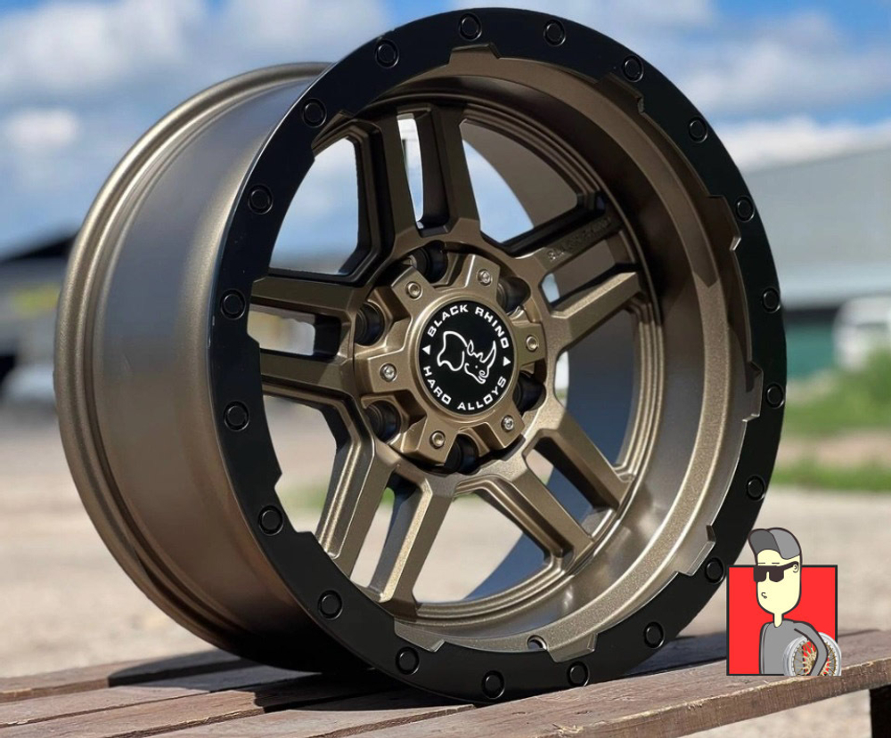 Комплект дисков Fuel Off-Road Black Rhino 17x9 et-10 6x139.7