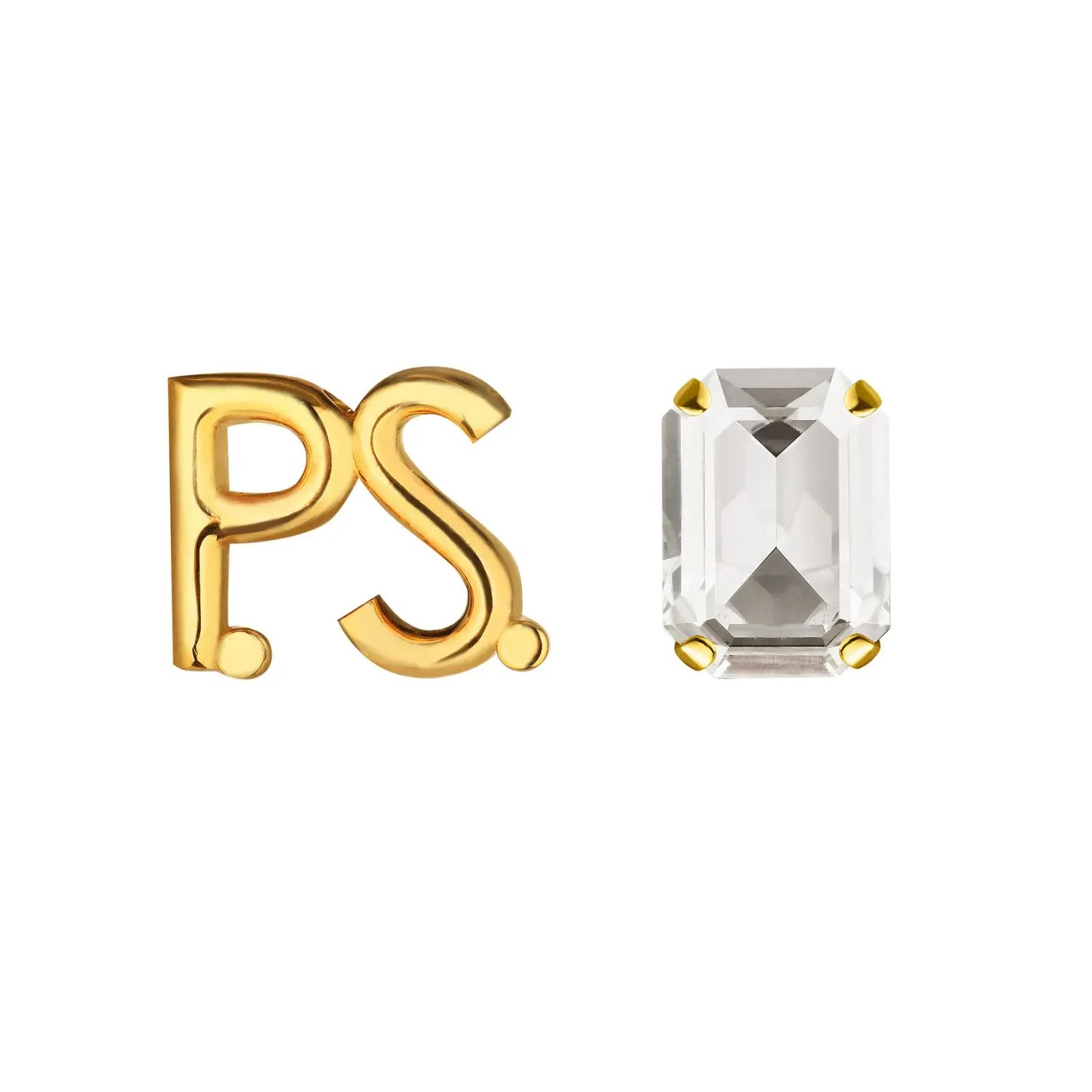 Серьги P.S. Crystal Gold Earrings