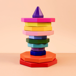 Деревянная восьмиугольная пирамидка "Сказки Фазана"