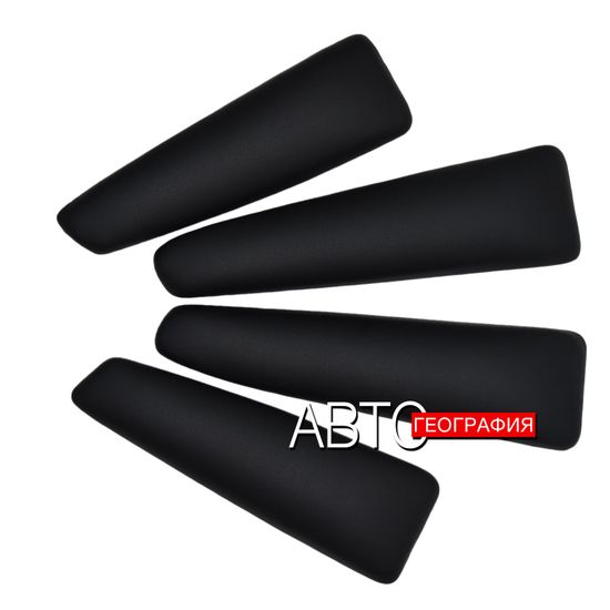 Мягкие накладки на ручки дверей Skoda Octavia A7 (2012-2020) из экокожи