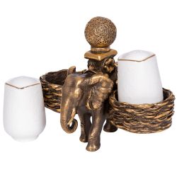 Подставка под специи Слон Спайс Бронза