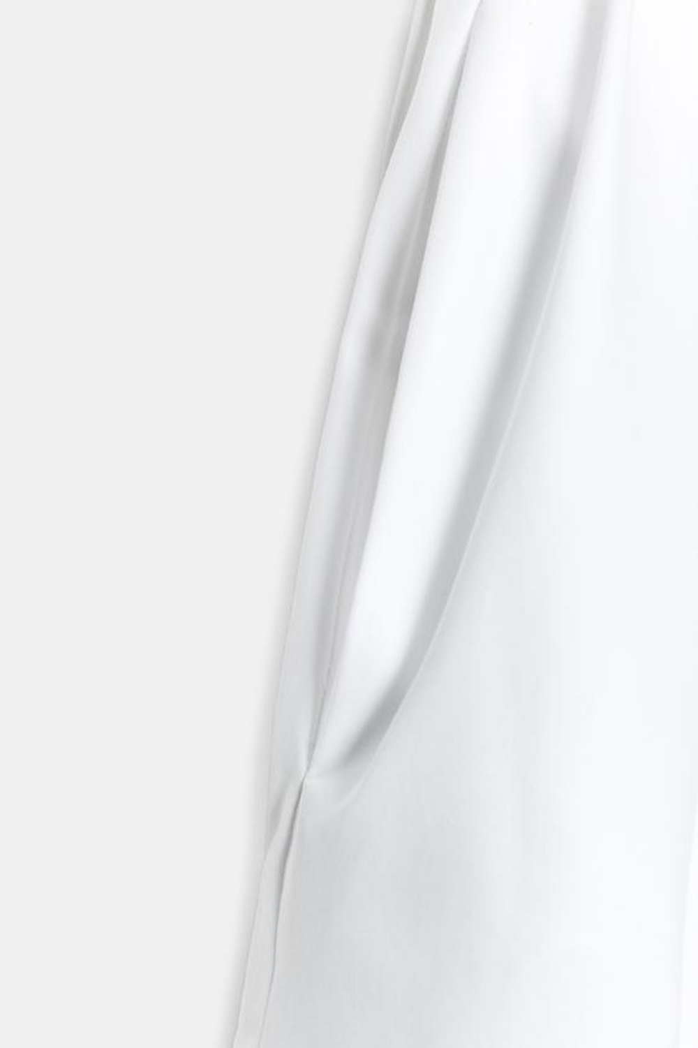 ZARA ОБЪЕМНАЯ ЮБКА — ZW COLLECTION, БЕЛЫЙ