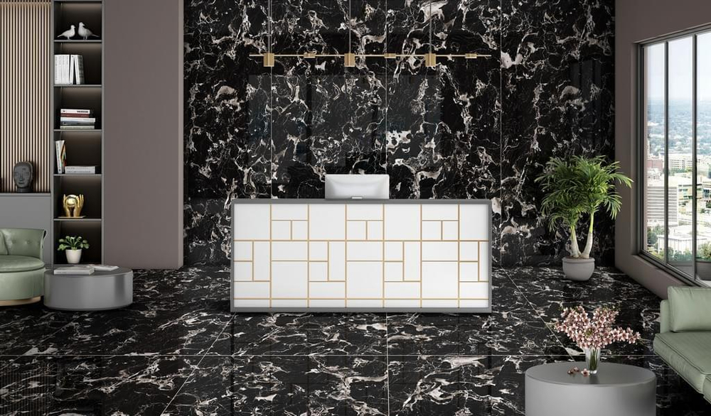 Ennface Slab Carrara Bianco Glossy 120x280