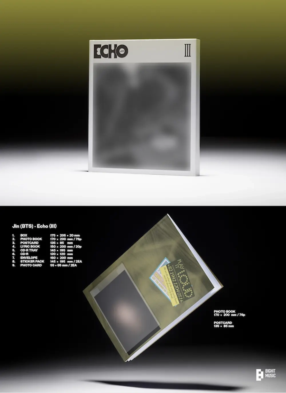 Альбом Jin (BTS) - 2nd Mini Album 'Echo'