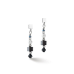 Серьги Coeur de Lion Black-Silver 4355/21-1317